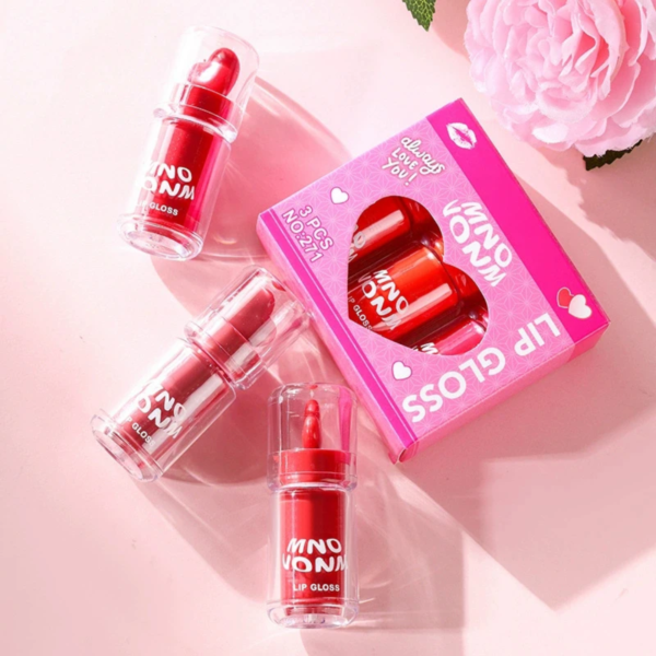 3Pcs Lip Gloss Set