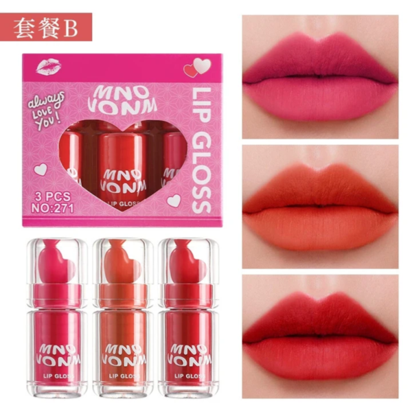 3Pcs Lip Gloss Set