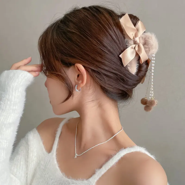 Bow Hair Claw Clip