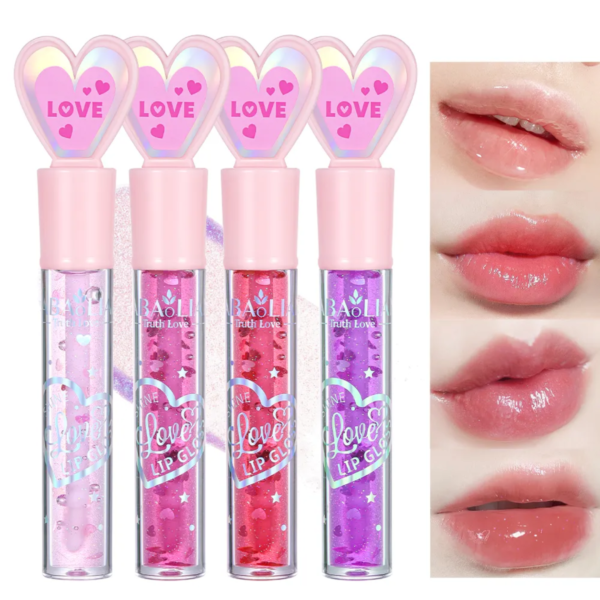Jelly Moisturizing Glitter Lip Oil