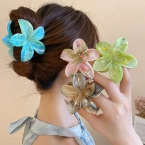 4 PCS Flower Hair Clips for Women