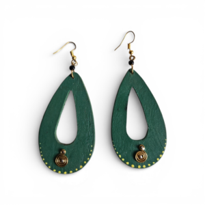 Elegant African Wooden Earrings