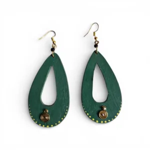 Elegant African Wooden Earrings
