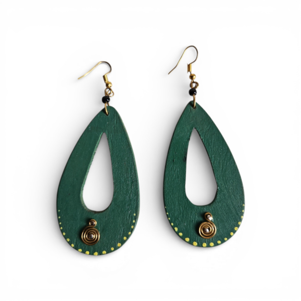 Elegant African Wooden Earrings