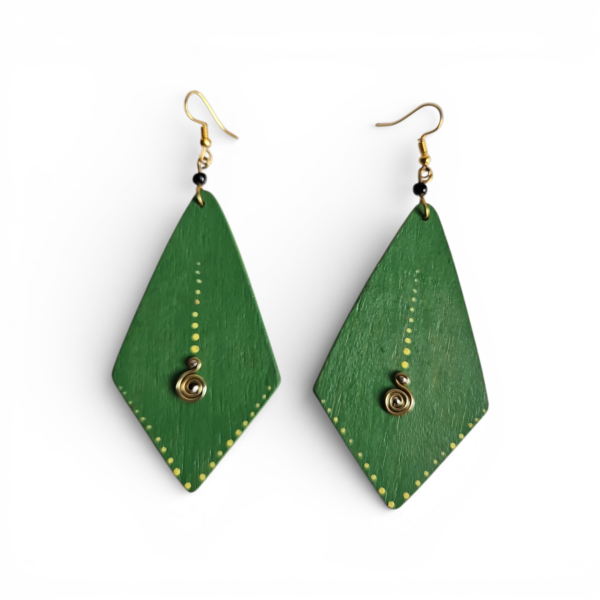 Boho Style Wooden Earrings