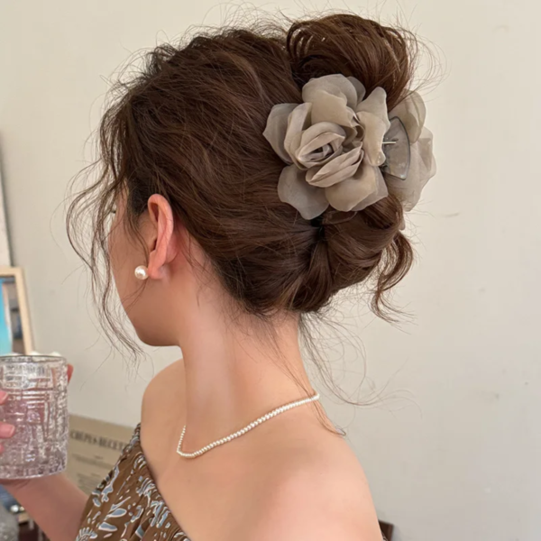 Floral Claw Clip