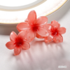 Long Flower Claw Clip