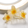 Long Flower Claw Clip