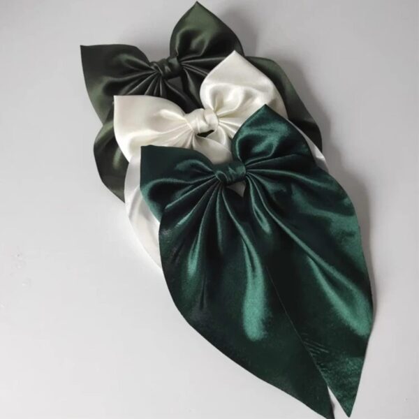 Satin Hairbow Clips