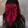 Satin Hairbow Clips