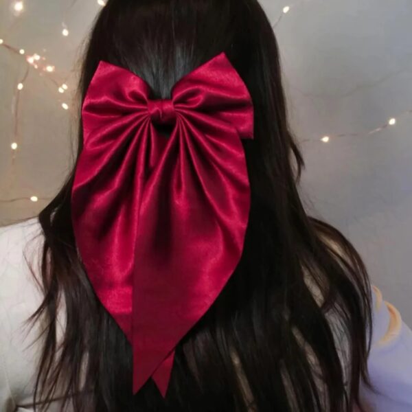 Satin Hairbow Clips
