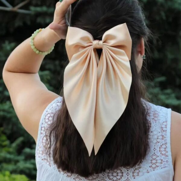 Satin Hairbow Clips