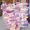 Kids Set Cartoon Hairpins