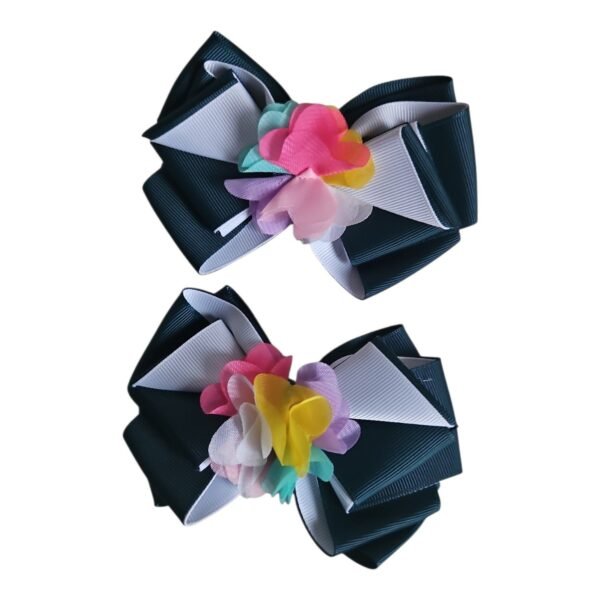 Rose Hair Bow Set