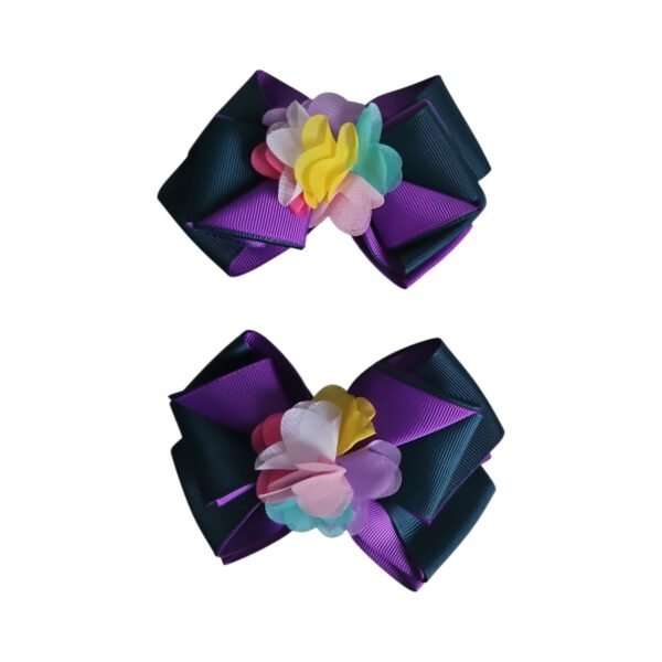 Rose Hair Bow Set