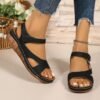 Leather Velcro Sandals