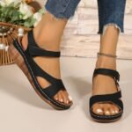 Leather Velcro Sandals