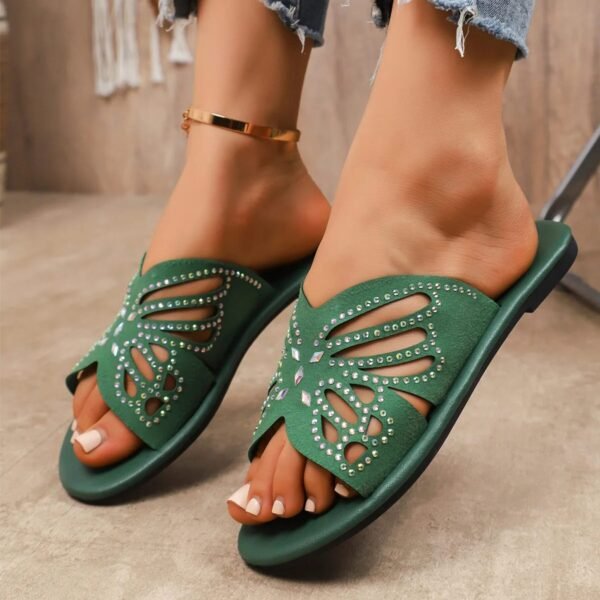 Rhinestone Slippers