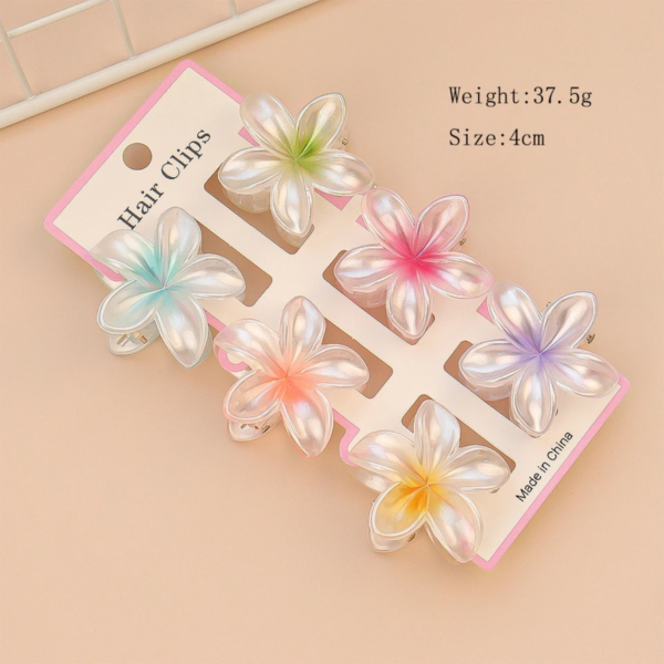 6 Pieces 4cm Set Claw Clip