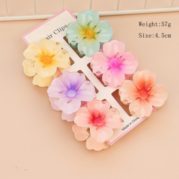6 Pieces 4cm Set Claw Clip