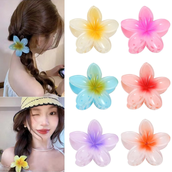 Non-Slip Elegant Plumeria