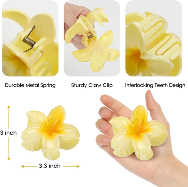 Non-Slip Elegant Plumeria