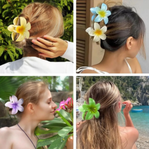 Non-Slip Elegant Plumeria