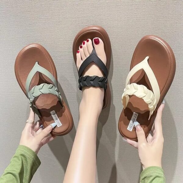 Braid Strap Flip Flops