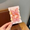 Double butterfly kids hair ties