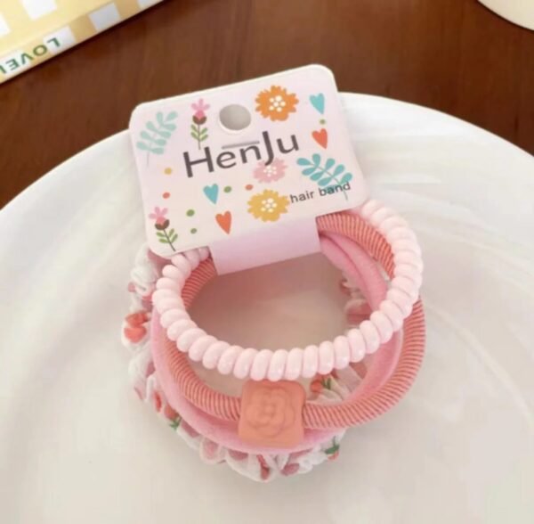 Candy color kids hairties