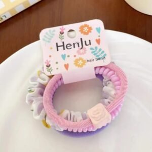 Candy color kids hairties