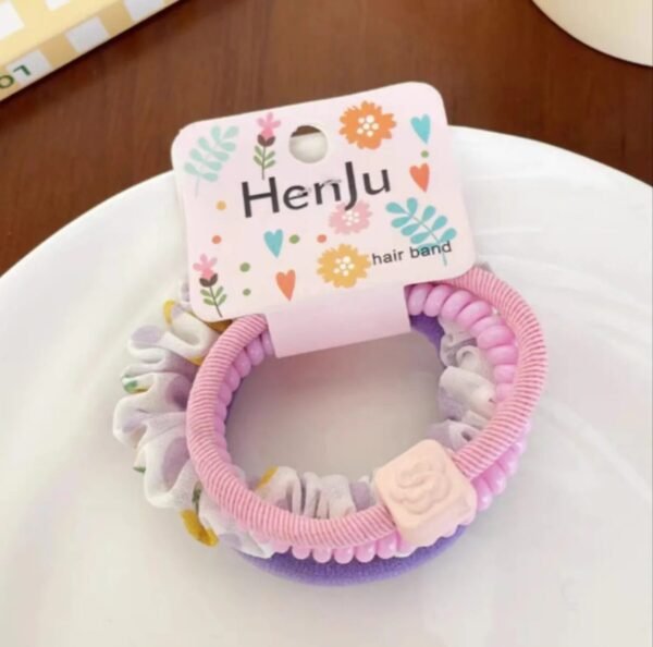 Candy color kids hairties