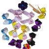 Mixed Hair Girls Ties And Clips