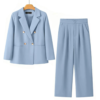 Ladies Suit Wide-Leg Pants Set
