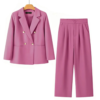 Ladies Suit Wide-Leg Pants Set