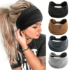 Wide Knotted Solid Color Headbands