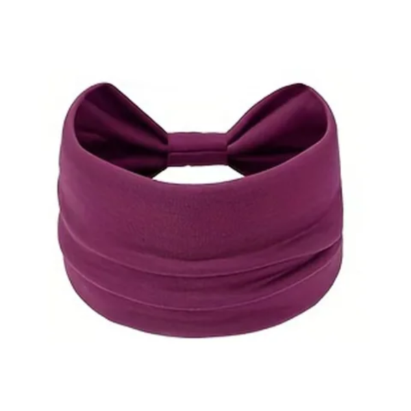 Wide Knotted Solid Color Headbands