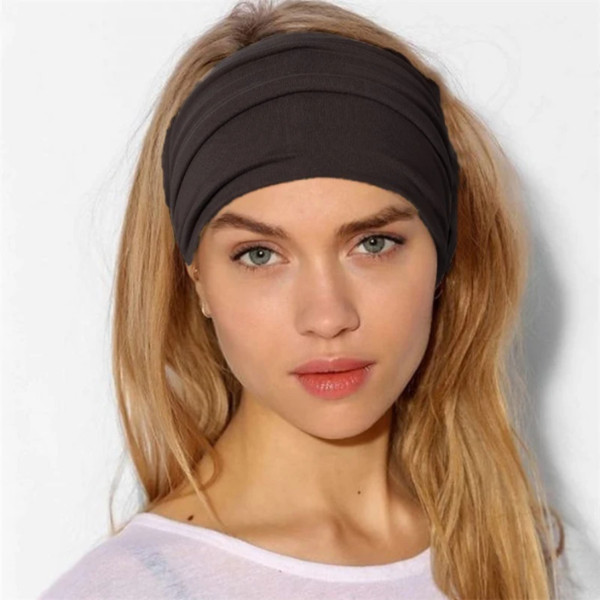 Wide Knotted Solid Color Headbands