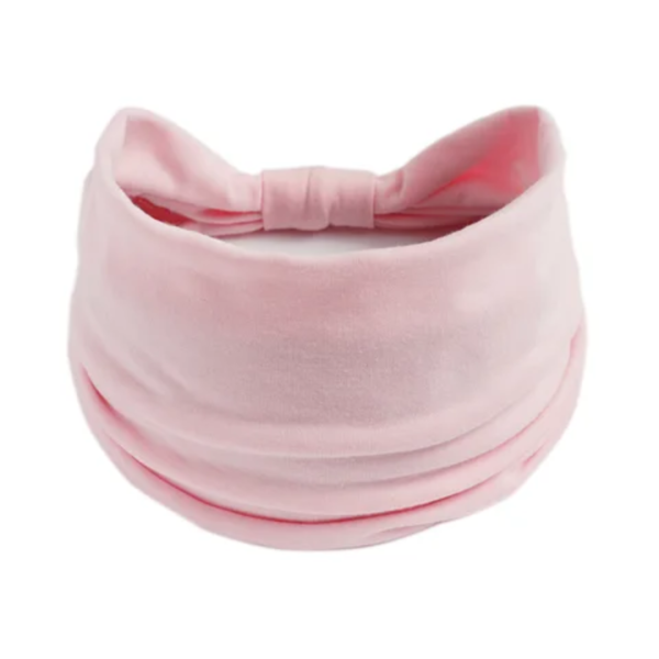 Wide Knotted Solid Color Headbands