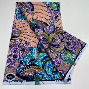 Grand 100% Cotton African Gold Wax Fabric