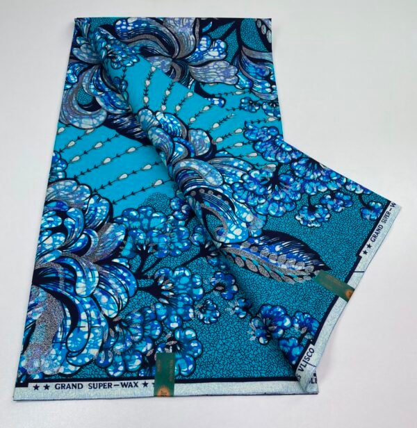 Colorful African Wax Cotton Fabric